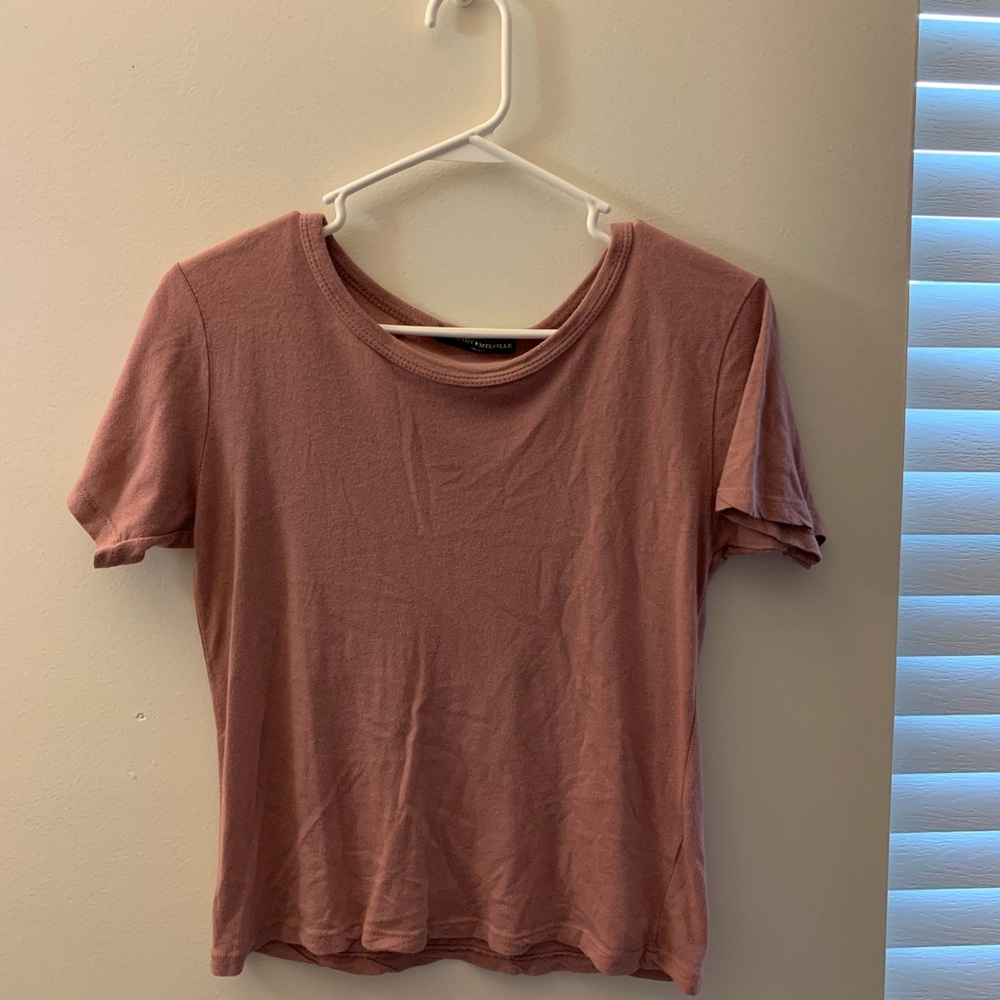 pink brandy melville tee